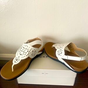 Rockport ridge circle sling back leather sling back medium/wide sandal size 11